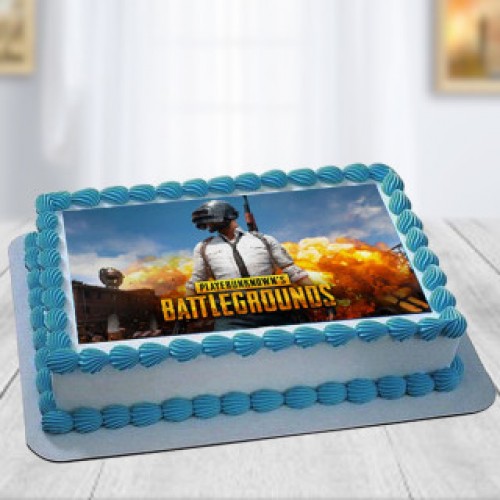 Pugb Photo Cake